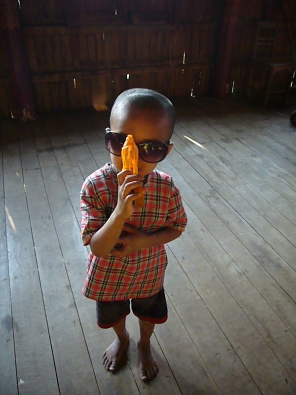 Travel - Myanmar - Inle Lake - Second Boat Trip - The Drivers Village - Village Monastery and School